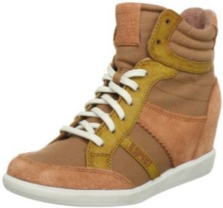 ESPRIT Blomma Lu Wedge P13145, Damen Sneaker, Braun (toffee brown 232), EU 40: Schuhe & Handtaschen