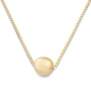 Miore Damen Halskette 9 Karat 375 Gelbgold Anhnger rund 45cm MSIL933N: Schmuck