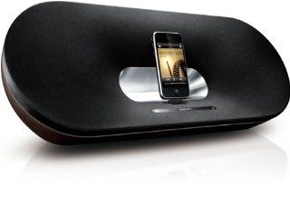 Philips DS9000/12 Fidelio Primo Docking Lautsprecher (fr iPad/iPhone/iPod, Umgebungssensor, Holzgehuse): Audio & HiFi