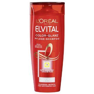 L'Oral Paris Elvital Color Glanz Pflege Shampoo, 3er Pack (3 x 250 ml): Drogerie & Körperpflege