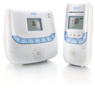 NUK 10256267   Babyphone Eco Control+ DECT 267 mit Full Eco Mode; 100% frei von hochfrequenter Strahlung im Stand by; mit Display, Schlaflieder und Nachtlicht Baby