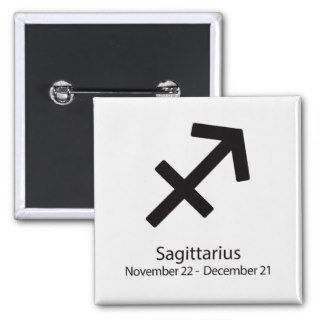 Sagittarius zodiac sign November 22   December 21 Pinback Buttons