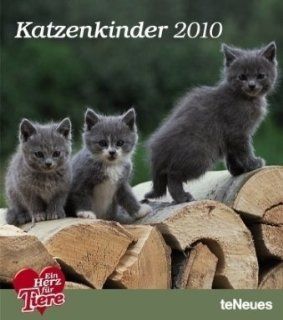 Katzenkinder 2010. Wandkalender: Ein Herz fr Tiere: teNeues teNeues Verlag: Bücher