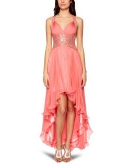 Forever Unique Damen Kleider/ Party & Evening Trgerlos   Rosa   Coral   6 (Herstellergre : Size 6): Bekleidung