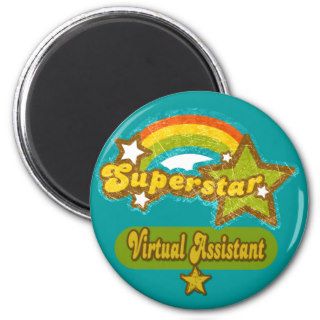 Superstar Virtual Assistant Fridge Magnets