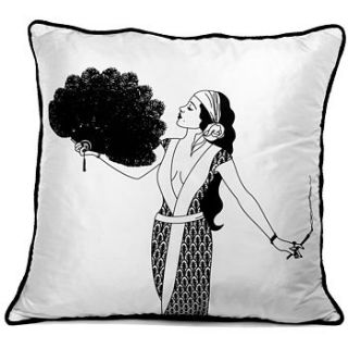 1920's glamour silk cushion by dupenny