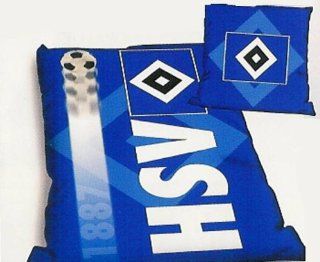 HSV Hamburger SV Bettwsche Linon Wappen Schuss 135x200: Küche & Haushalt