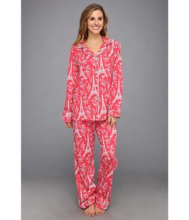 BedHead Cotton Stretch Classic PJ Womens Pajama Sets (Pink)