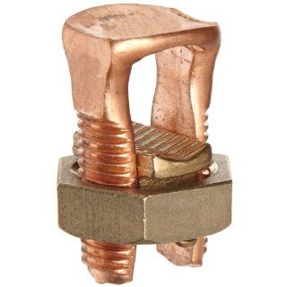 Morris Products 90328 Split Bolt Connector, Used With Copper Conductors, 4/0 250 AWG, 250   250 Max Run To Max Tap, 4/0   8 Min Run To Min Tap, 250   8 Max Run To Min Tap, 1   1 Min Equal Tap and Run, 500inlb Toque: Industrial & Scientific