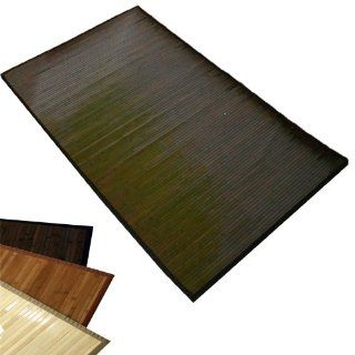 Homestyle4u Bambusteppich Bambusmatte Teppich Bambus 180 x 270 cm dunkelbraun: Küche & Haushalt