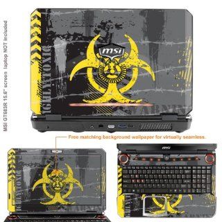 Protective Decal Skin Sticker for MSI GT683R GT683DXR with 15.6 in Screen case cover GT683R 257: Electronics