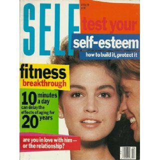 Self Magazine April 1990 ~ Cindy Crawford: Self: Books