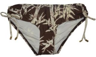 Michael Kors Women's Swimwear Side Shirred Hipster Bikini Bottom Walnut L at  Womens Clothing store