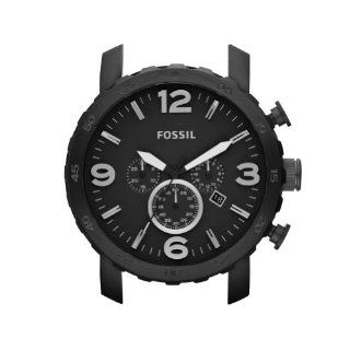 Fossil Nate 24Mm Stainless Steel Watch Case Black C241005: Watches