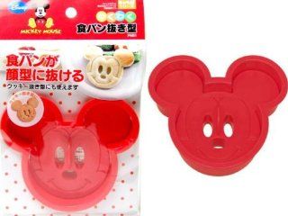 Skater Disney Mickey Mouse Shape Bread Cookie Cutter Mold (PNB1): Kitchen & Dining