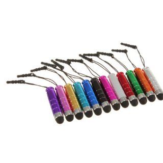 12pcs Touch Stylus Pen for Iphone 5 4s 4 3g/s Ipad 3 2 Mini Ipod Touch Samusng HTC (12pcs Stylus): Cell Phones & Accessories