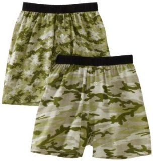 Fun Boxers Boys 8 20 Camo Pack Relaxed Fit Sleepwear, Camo, Small(7/8) Clothing