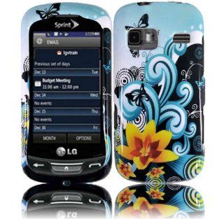 Yellow Lily Hard Case Cover for LG Rumor Reflex LN272: Cell Phones & Accessories