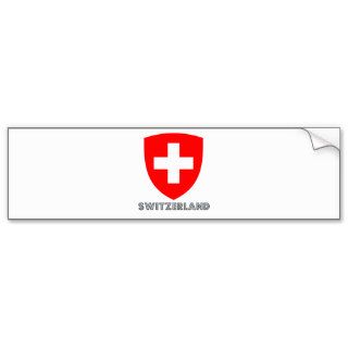 Switzerland Coat of Arms Bumper Stickers