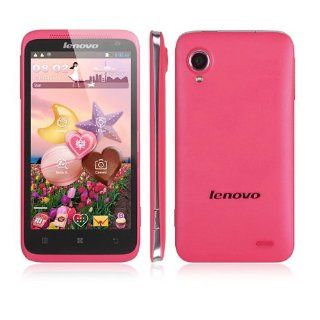AXCELLE 4.5 QHD IPS Inch lenovo S720 MTK6577 Dual Core , Android 4.0 512MB RAM 4GB ROM Dual Camera WCDMA GPS Smart Phone (Pink/ White): Cell Phones & Accessories