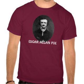 Edgar Allan Poe portrait t shirt T Shirts