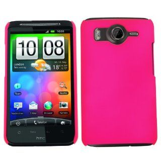 SAMRICK   HTC Desire HD   Hard Hybrid Armour Shell Protection Case & Screen Protector/Foil/Film/Guard & Microfibre Cloth   Pink: Cell Phones & Accessories