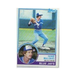 1983 Topps #277 Rance Mulliniks: Sports Collectibles