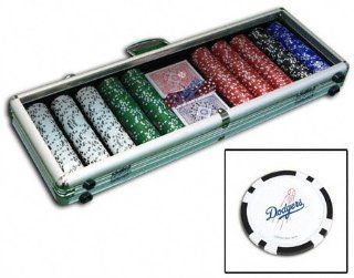 Los Angeles Dodgers 500 Piece Poker Chip Set  Sports & Outdoors