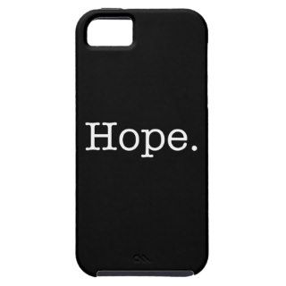Black and White Inspirational Hope Quote Template iPhone 5 Cover