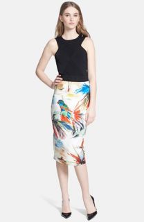 Milly Shell & Pencil Skirt