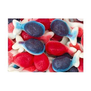 Jelly Filled Gummi Gummy Whales Candy 1 Pound Bag  Grocery & Gourmet Food