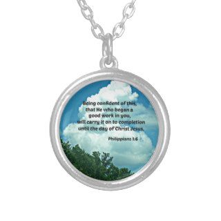 Philippians 16 Being confident of this,Pendants
