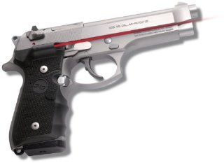 Crimson Trace Lasergrip for Beretta 92 / 96 / M9, Black : Gun Grips : Sports & Outdoors