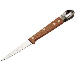 Frosts by Mora of Sweden 299 Fish Gutting Knife with Wooden Handle, Spoon and 4.6 Inch Stainless Steel Blade: Sports & Outdoors