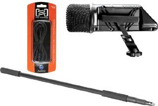 Rode StereoVideoMic X/Y Package w/ Handheld Boom Pole and 10' Extension Cable Musical Instruments
