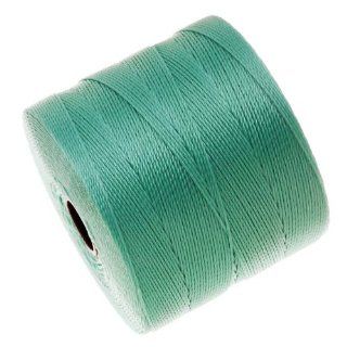 Beadsmith S Lon Micro Macrame Twisted Nylon Cord   Turquoise / 287 Yard Spool: