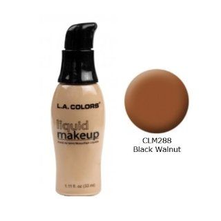 LA COLORS Liquid Makeup LCLM288 Black Walnut Health & Personal Care