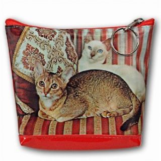3D Lenticular Purse, 3D Lenticular Picture, Cats on Couch, TP 302 Pavia Clothing
