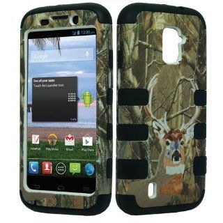 CYstore Dual Layer Graphic Design Tuff Armor Cover Case For ZTE Source N9511 / Majesty Z796C (include a CYstore Stylus Pen)   Deer Hunting: Cell Phones & Accessories
