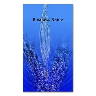 Pouring water business cards