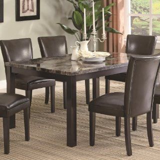 Carter Rectangular Leg Dining Table by Coaster   Dining Table And Chairs Set
