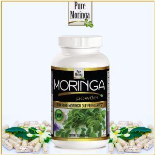 Moringa Leaf Powder Capsules   FDA Approved (60 Capsules) Health & Personal Care