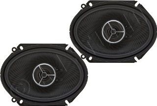 KENWOOD 6x8" 3 WAY SPKR SYS 180W MAX POW : Component Vehicle Speaker Systems : Car Electronics
