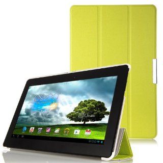 VSTN ASUS MeMO Pad Smart ME301T Smart Cover Leather Folio Case Cover with Stand & Auto Sleep and Wake Up Function (For Asus Memo Pad ME301T, Green): Computers & Accessories