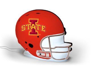 NCAA Iowa State Cyclones LED Lit Football Helmet  Sports Fan Football Helmets  Sports & Outdoors