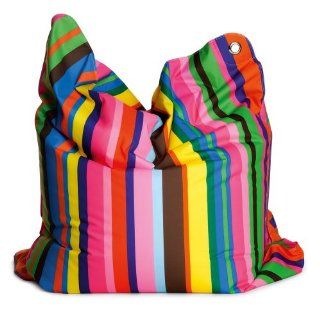 THE BULL Large Fashion Bean Bag Chair   Fashion Candy Stripe   Bedroom Furniture Sets