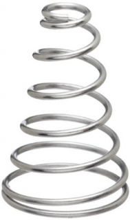 Conical Compression Spring, Type 302 Stainless Steel, Inch, 1.5" Overall Length, 0.975" Large End OD, 0.375" Small End OD, 0.055" Wire Diameter, 12.76lbs Load Capacity, 9.18lbs/in Spring Rate (Pack of 10): Industrial & Scientific