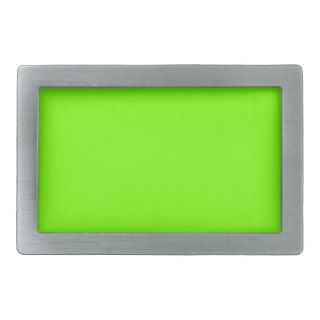 fluorescent green solid color belt buckles