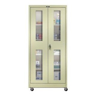 400 Series 48" Mobile SV Storage Cabinet Color: Parchment : Modular Storage Systems : Office Products