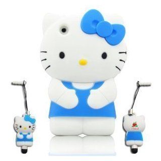 I need Hello Kitty Iphone 3g/3gs Silicone Soft Shell Case with 3d Cat Stylus Pen, Blue: Cell Phones & Accessories
